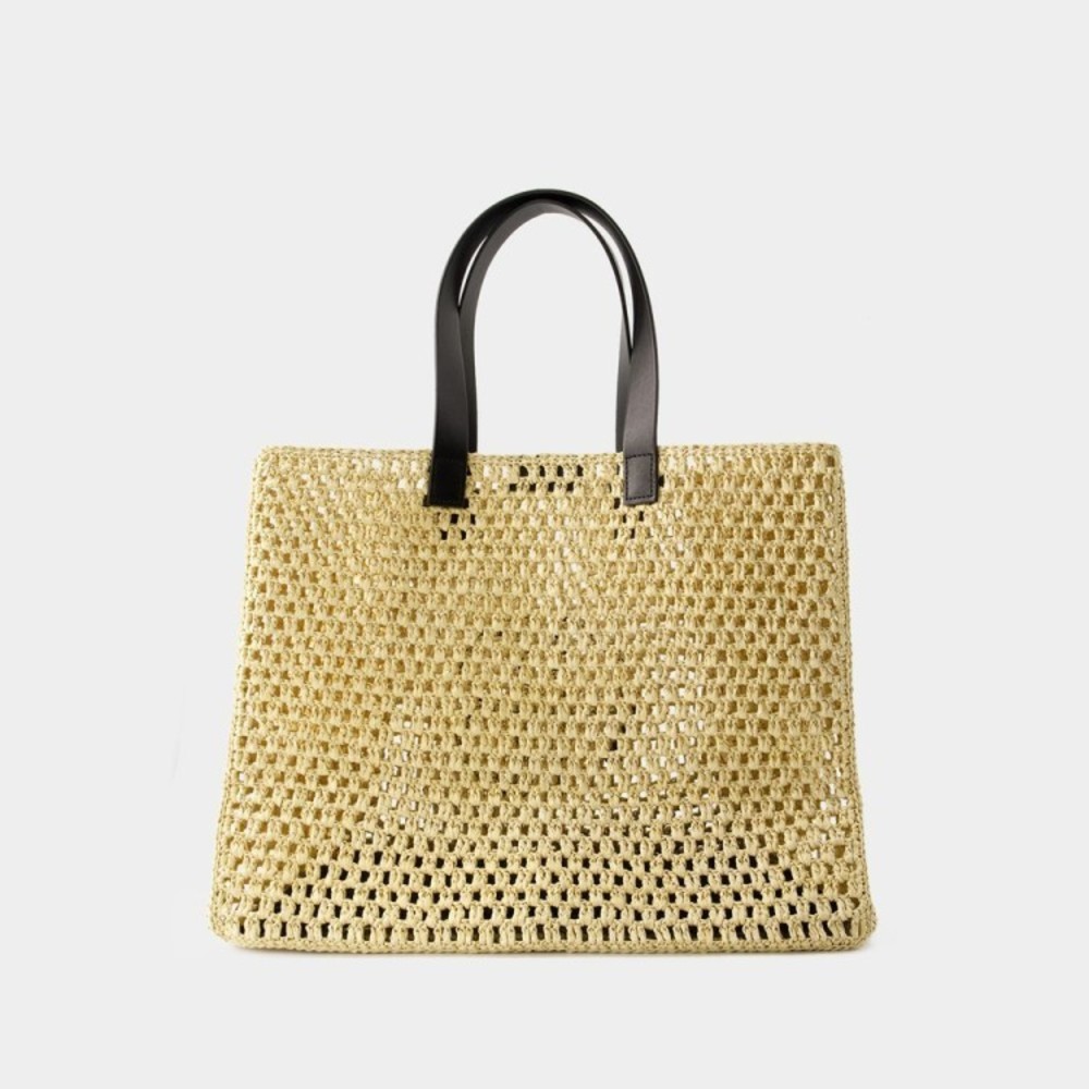 Anine Bing Large Rio Tote Bag  - Synthetic - Beige - NWT - Picture 3 of 4
